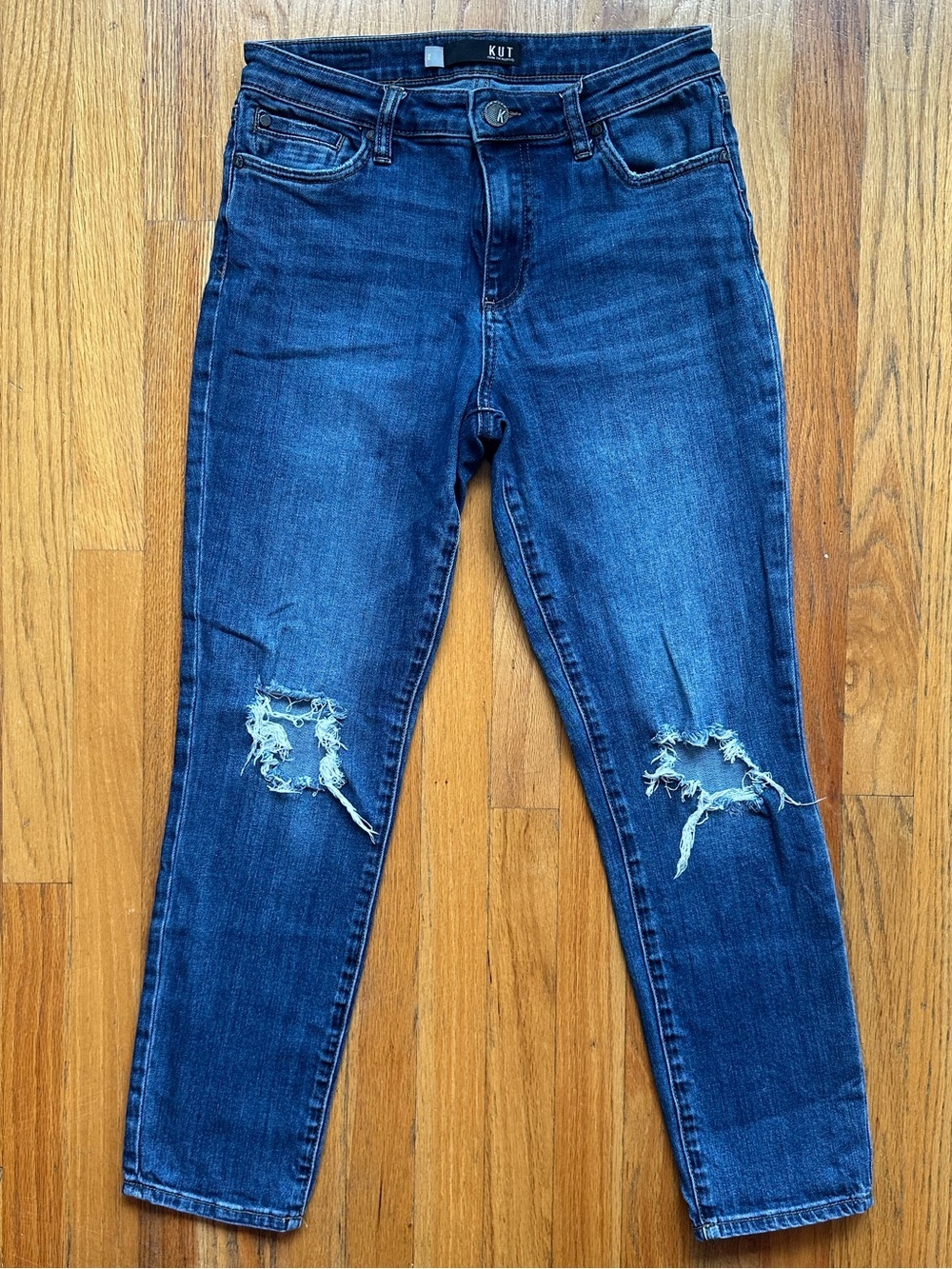 Kut from the Kloth Catherine High-Rise Boyfriend Jeans - Picture 2 of 9